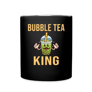 Bubble Tea Lover Gift - Full Colour Mug - black - Front