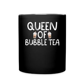 Bubble Tea Lover Gift - Full Colour Mug - black - Front