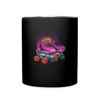 Patins à roulettes Patineurs à roues alignées Patins à roues alignées - Mug uni - noir - Devant