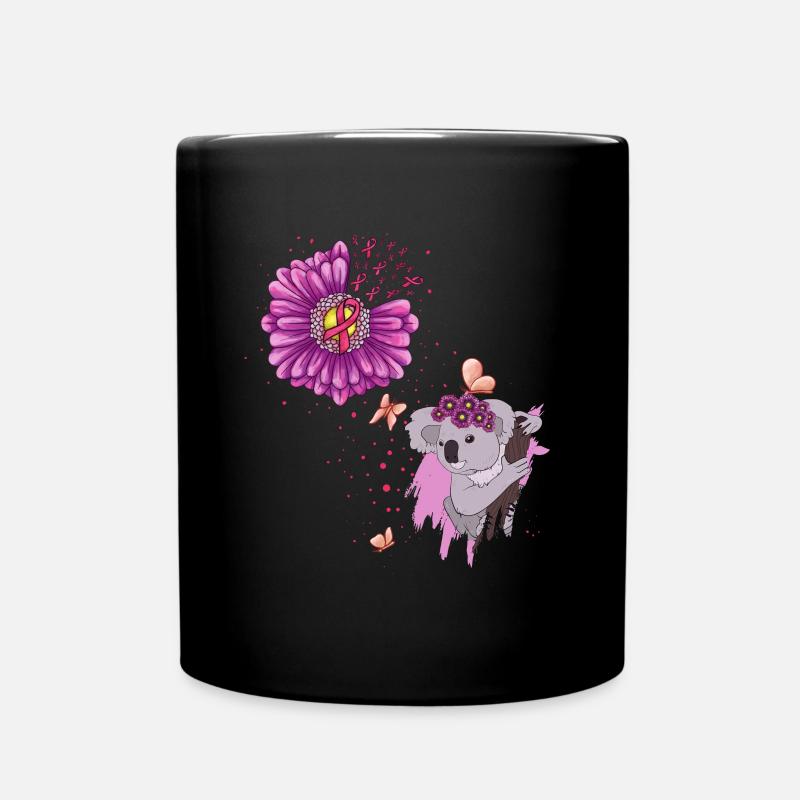 Brustkrebs Geschenk Breast Cancer Krebs Rosa - Tasse einfarbig - Schwarz