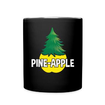 Pine Apple Pineapple Tree Pun - Full Colour Mug - black - Front
