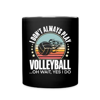 Volleyball - Full Colour Mug - black - Front