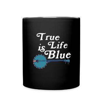 Banjo Shirts For Men Bluegrass Appalachia Folk - Full Colour Mug - black - Front