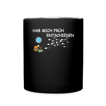 Hiking Accessories Wanderer Motif - Full Colour Mug - black - Front