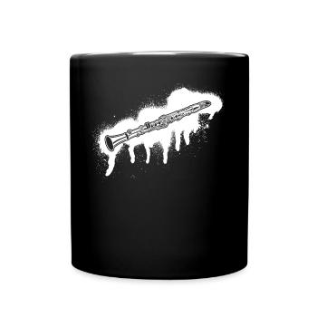 Clarinette Clarinettiste Clarinettiste - Mug uni - noir - Devant