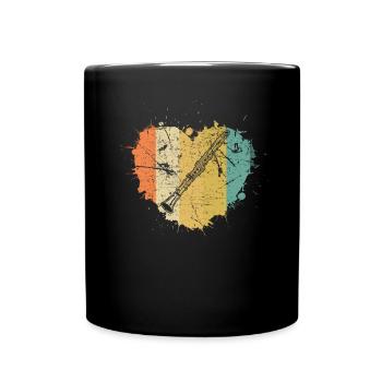 Clarinette Clarinettiste Clarinettiste - Mug uni - noir - Devant