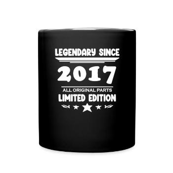 2017 - vintage 2017 - year of construction 2017 - Full Colour Mug - black - Front
