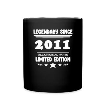 2011 - Year 2011 - Year 2011 - Full Colour Mug - black - Front