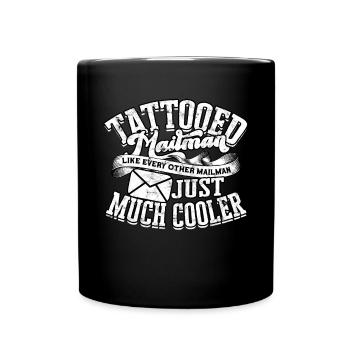 Postman Postman Post Gift Letter Parcel - Mug uni - noir - Devant