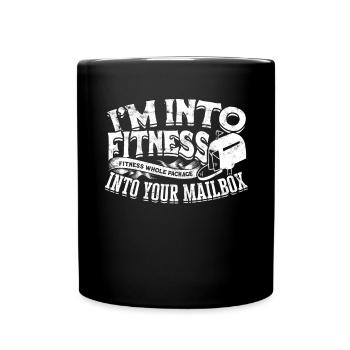 Postman Postman Post Gift Letter Parcel - Mug uni - noir - Devant