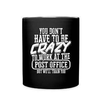 Postman Postman Post Gift Letter Parcel - Mug uni - noir - Devant