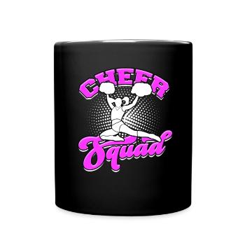 cheerleader cheerleading geschenk sport mädchen ge - Tasse einfarbig - Schwarz - Vorne