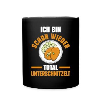 Ich Bin Schon Wieder Total Unterpommest - Tasse einfarbig - Schwarz - Vorne