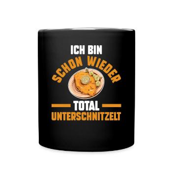Ich Bin Schon Wieder Total Unterpommest - Tasse einfarbig - Schwarz - Vorne
