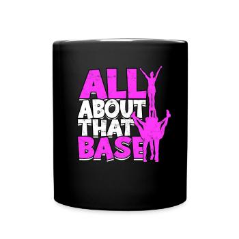 cheerleader cheerleading gift sport girls ge - Full Colour Mug - black - Front