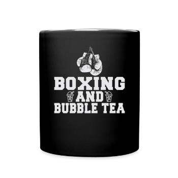 Bubble Tea Lover Gift - Full Colour Mug - black - Front