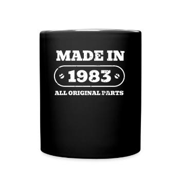 Fabriqué en 1983 40th Birthday Shirt Gift - Mug uni - noir - Devant