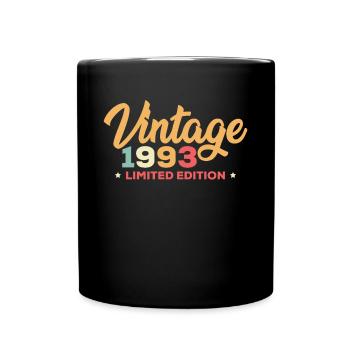 Chemise vintage 1993 en édition limitée - Mug uni - noir - Devant