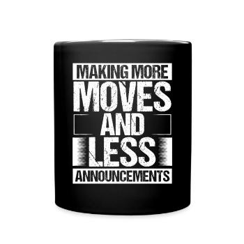 Funny Birthday Idea for Men Entrepreneur Business - Tasse einfarbig - Schwarz - Vorne