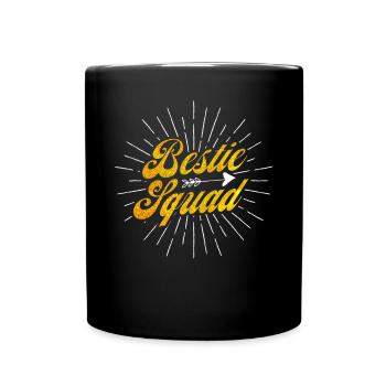 Bestie Squad - Tasse einfarbig - Schwarz - Vorne