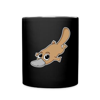 Ornithorynque - Mug uni - noir - Devant