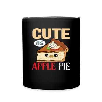 Apple pie - Full Colour Mug - black - Front