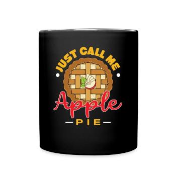 Apple pie - Full Colour Mug - black - Front