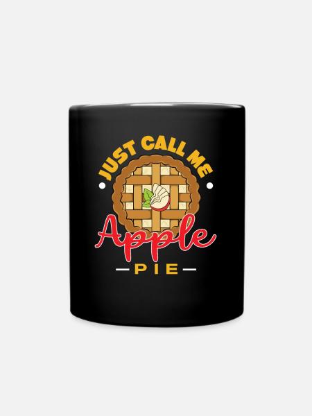 Tarte aux pommes - Mug uni - noir