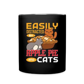 Apple pie - Full Colour Mug - black - Front