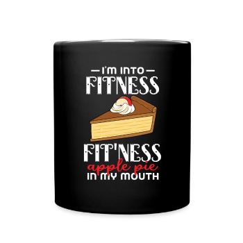 Apple pie - Full Colour Mug - black - Front
