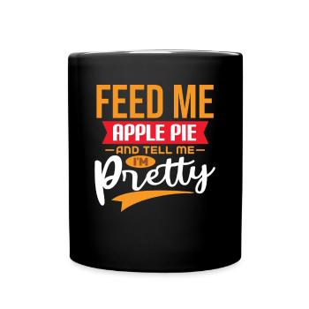 Apple pie - Full Colour Mug - black - Front