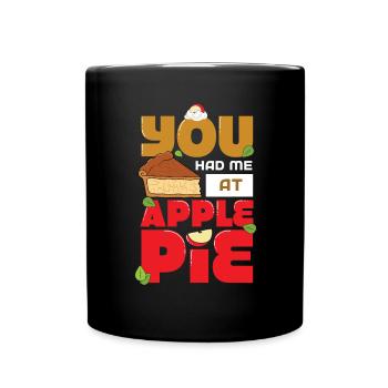 Apple pie - Full Colour Mug - black - Front