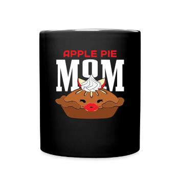 Apple pie - Full Colour Mug - black - Front