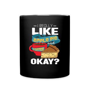 Apple pie - Full Colour Mug - black - Front