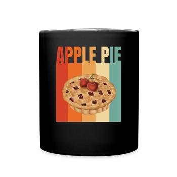 Apple pie - Full Colour Mug - black - Front
