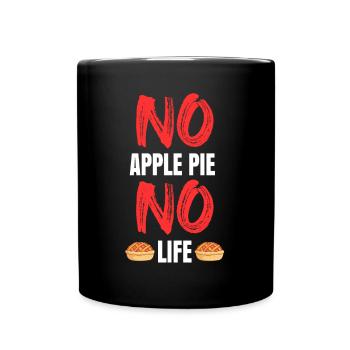 Apple pie - Full Colour Mug - black - Front