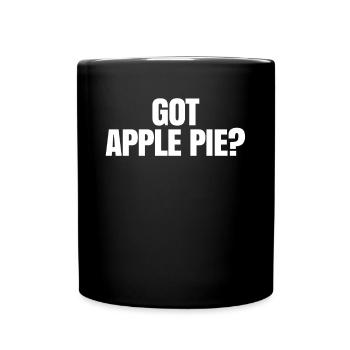 Apple pie - Full Colour Mug - black - Front