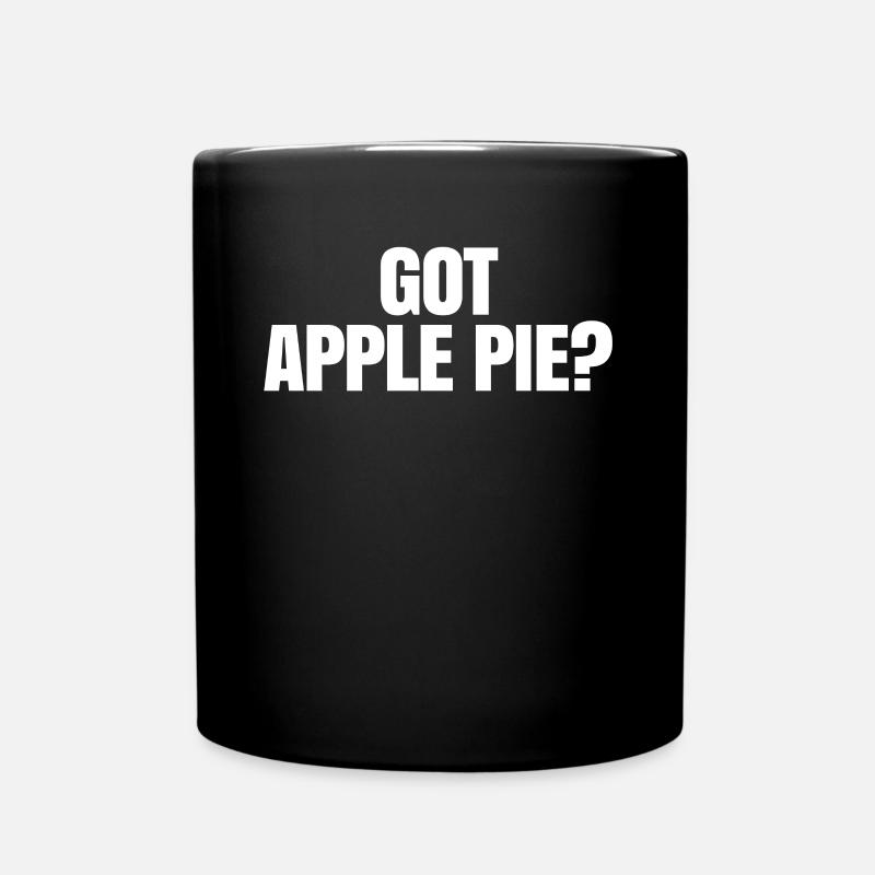 Apple pie - Full Colour Mug - black
