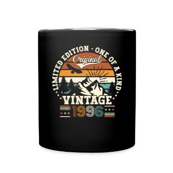 Vintage Vintage 1996 26th Birthday Gift Man - Mug uni - noir - Devant