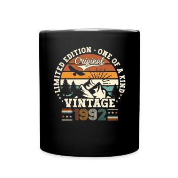 Vintage vintage 1992 30ème anniversaire cadeau homme - Mug uni - noir - Devant