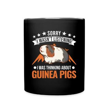 Guinea Pig Gift Guinea Pig - Full Colour Mug - black - Front