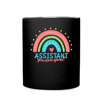 schulleiter stellvertretender schulleiter geschenk - Tasse einfarbig - Schwarz - Vorne