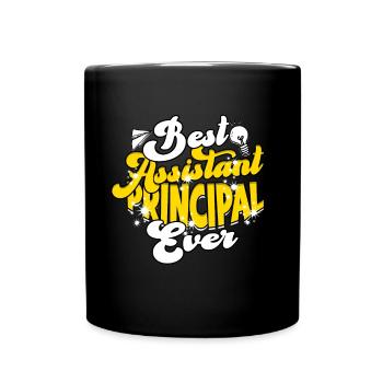schulleiter stellvertretender schulleiter geschenk - Tasse einfarbig - Schwarz - Vorne