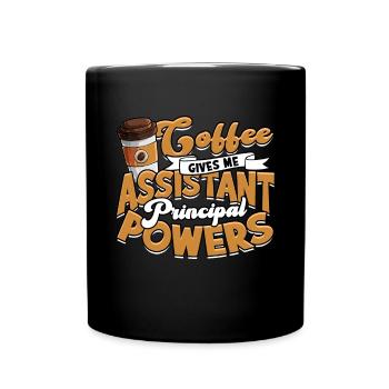 Principal Deputy Principal Gift - Full Colour Mug - black - Front
