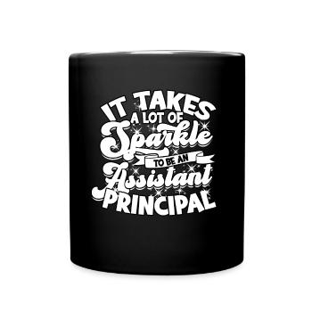 schulleiter stellvertretender schulleiter geschenk - Tasse einfarbig - Schwarz - Vorne