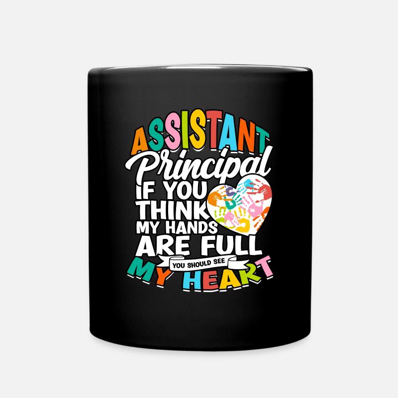 schulleiter stellvertretender schulleiter geschenk - Tasse einfarbig - Schwarz
