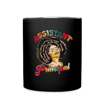 Principal Deputy Principal Gift - Full Colour Mug - black - Front