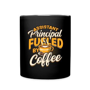 Principal Deputy Principal Gift - Full Colour Mug - black - Front