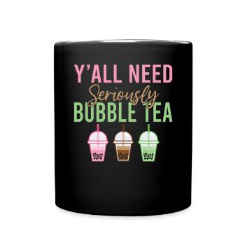 Bubble Tea Lover Cadeau - Mug uni - noir - Devant