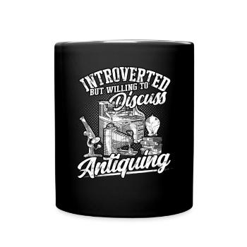 Antiques Antiques Antique Collector Antiques - Full Colour Mug - black - Front